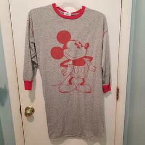 FIRM PRICE Tempo Lingerie Disney Vintage Sleep Shirt/Nightgown With Mickey Mouse